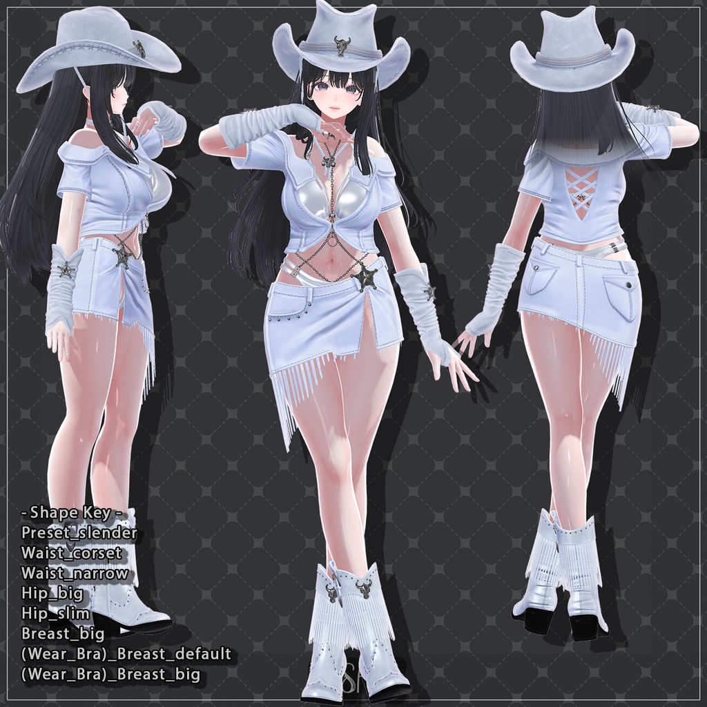 【6着の衣装】 🎉60% セール中🎉Misaki Clothing Pack 【VRChat想定】