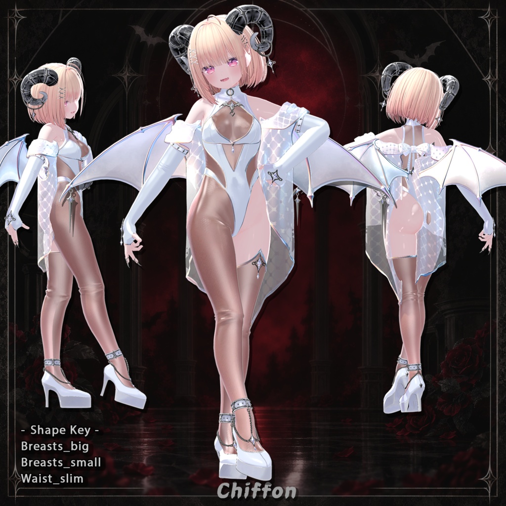 【22対応】 【Finger ACC 0円】🎉50% セール中🎉Devil Heiress(デビルエアレス) 【VRChat想定】