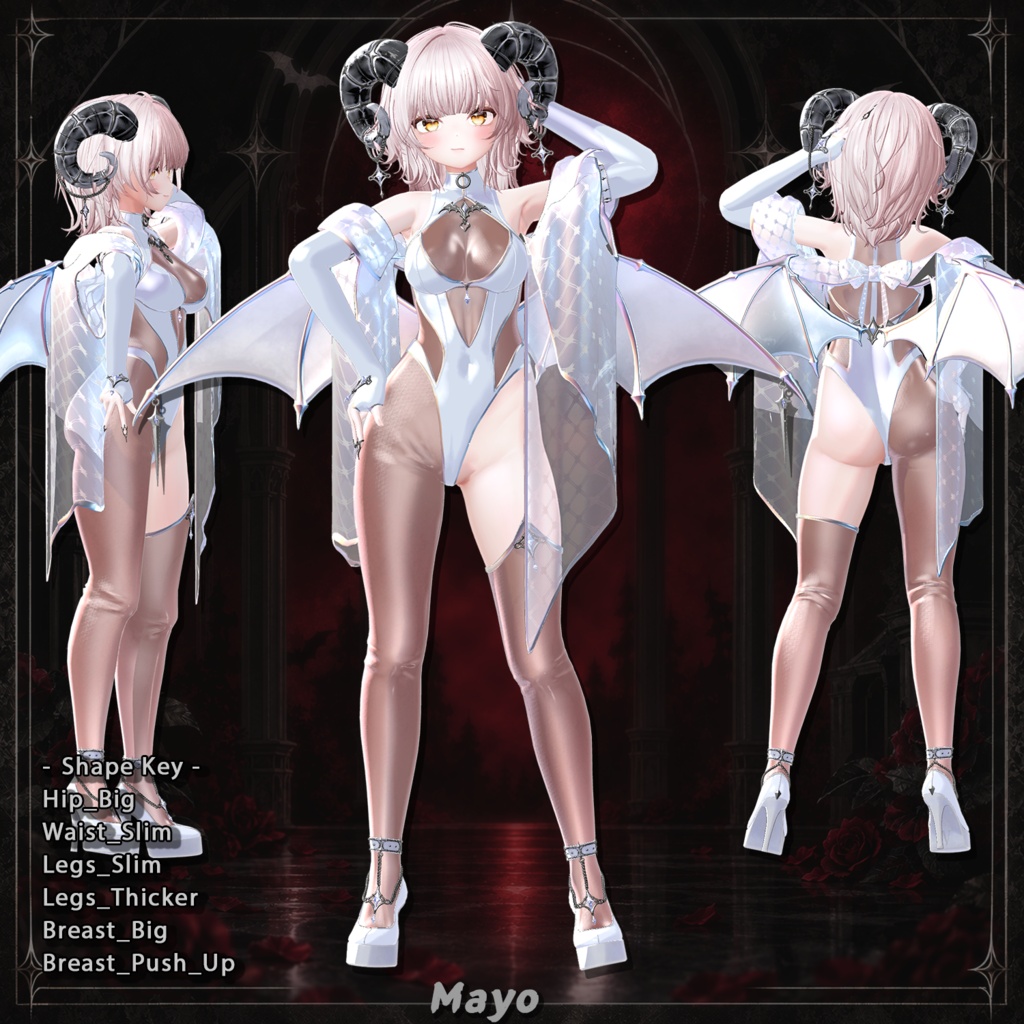 【22対応】 【Finger ACC 0円】🎉50% セール中🎉Devil Heiress(デビルエアレス) 【VRChat想定】