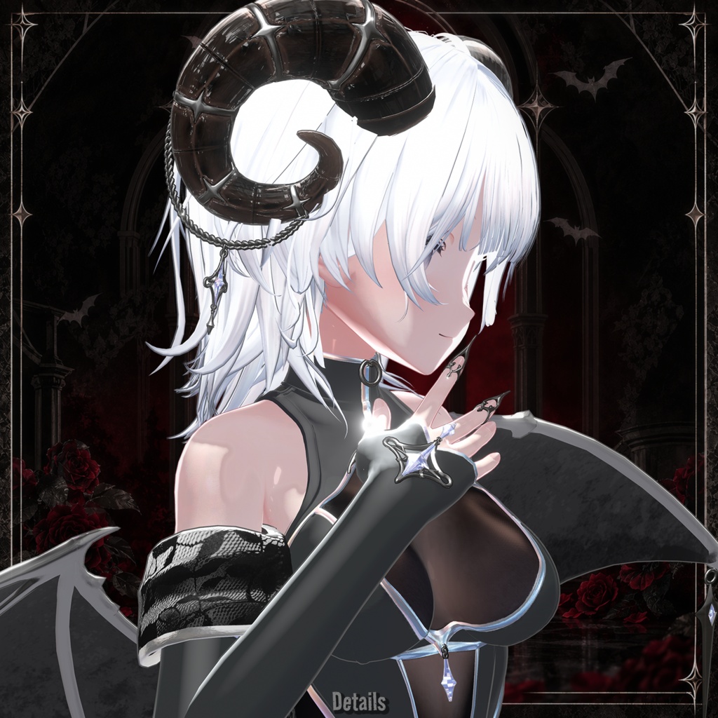 【22対応】 【Finger ACC 0円】🎉50% セール中🎉Devil Heiress(デビルエアレス) 【VRChat想定】