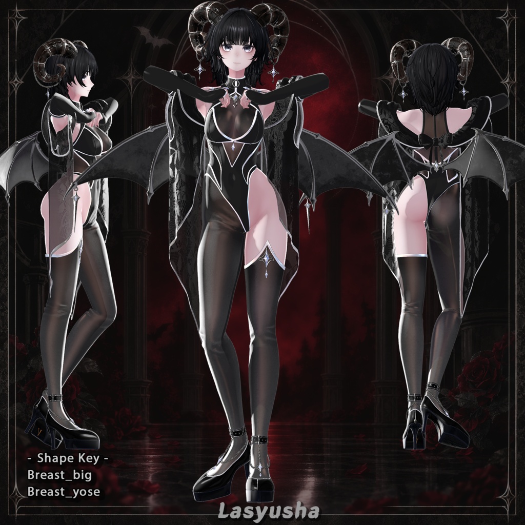 【22対応】 【Finger ACC 0円】🎉50% セール中🎉Devil Heiress(デビルエアレス) 【VRChat想定】