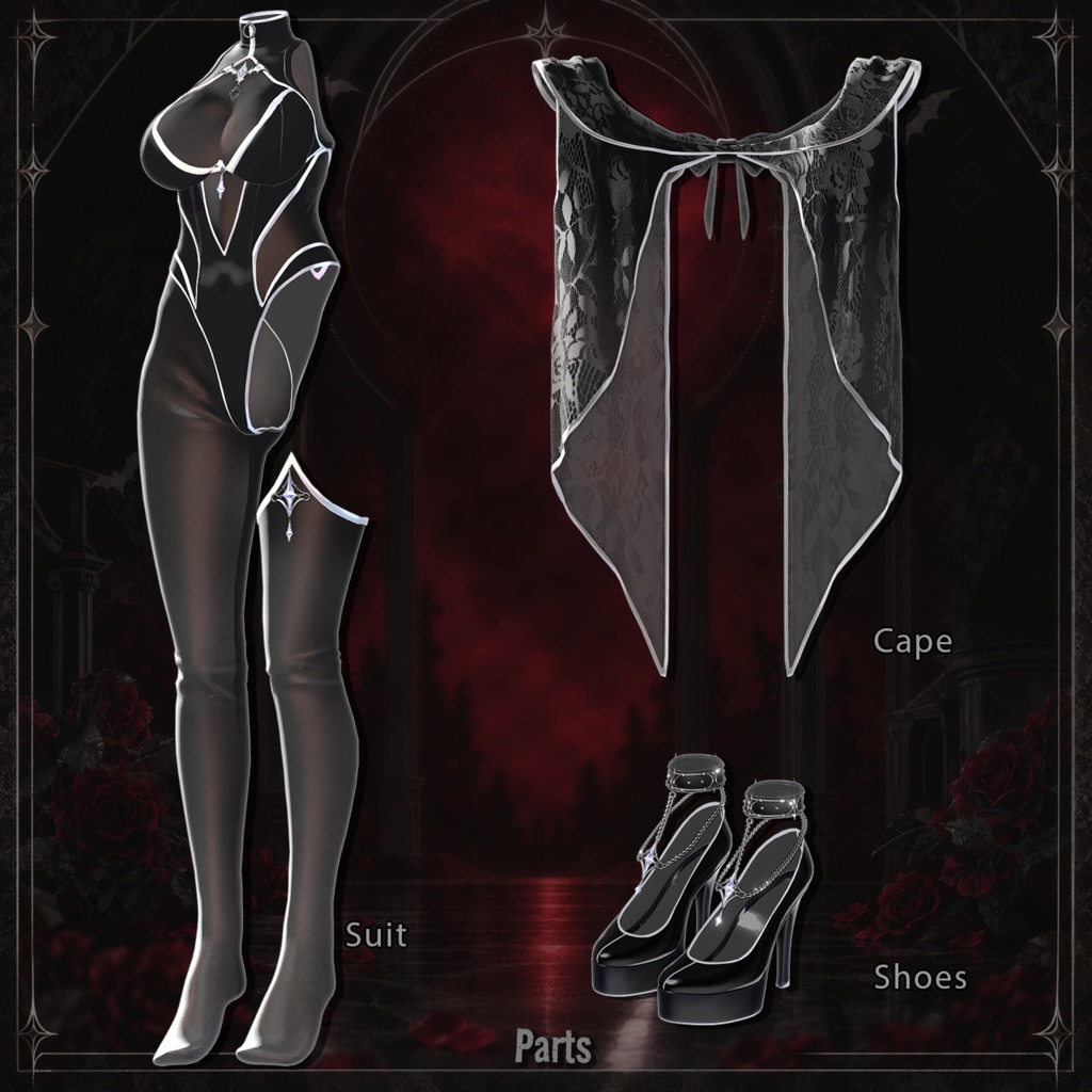 【22対応】 【Finger ACC 0円】🎉50% セール中🎉Devil Heiress(デビルエアレス) 【VRChat想定】