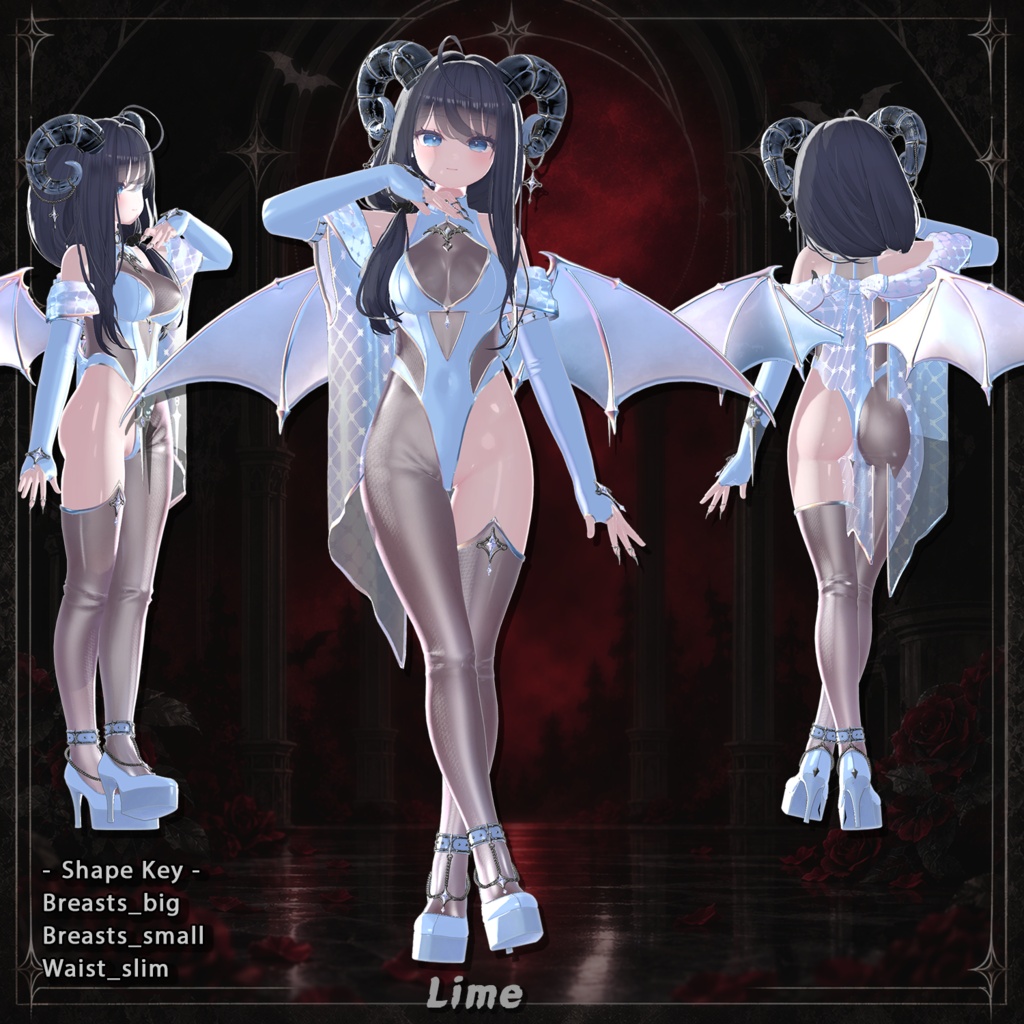【22対応】 【Finger ACC 0円】🎉50% セール中🎉Devil Heiress(デビルエアレス) 【VRChat想定】