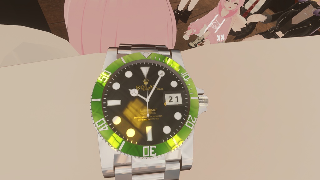 metal watch(腕時計-うでどけい)