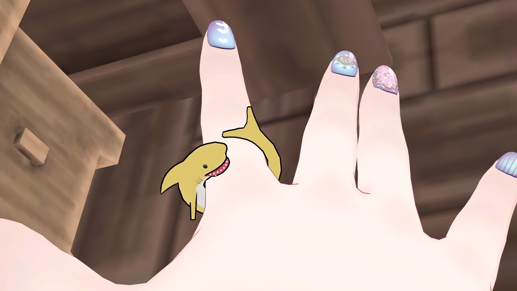 Shark Set(Earring&Ring&Necklace) - サメセット(イヤリング&リング&ネックレス)