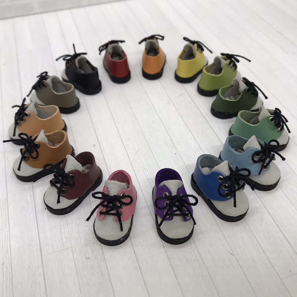 【磁石入】バイカラー靴(踵カラー)