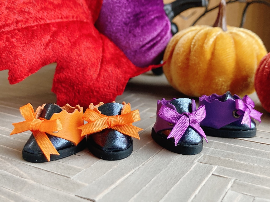 【磁石付】10cmぬい用ハロウィン靴