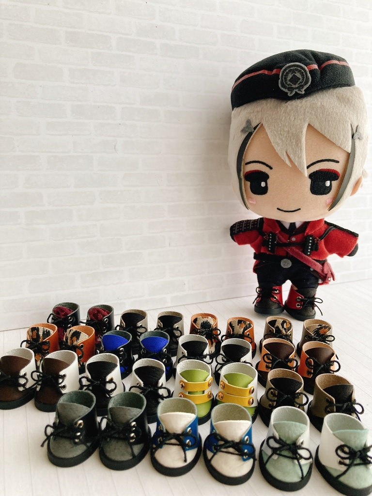 【磁石入】ぬいカラー靴15mm