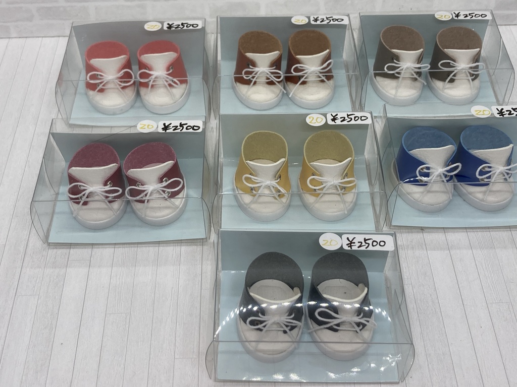 【磁石入】ぬいカラー靴20mm