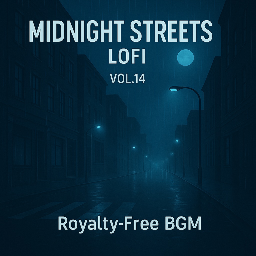 Midnight Blue Reflections Lofi Vol.14 – Royalty-Free BGM