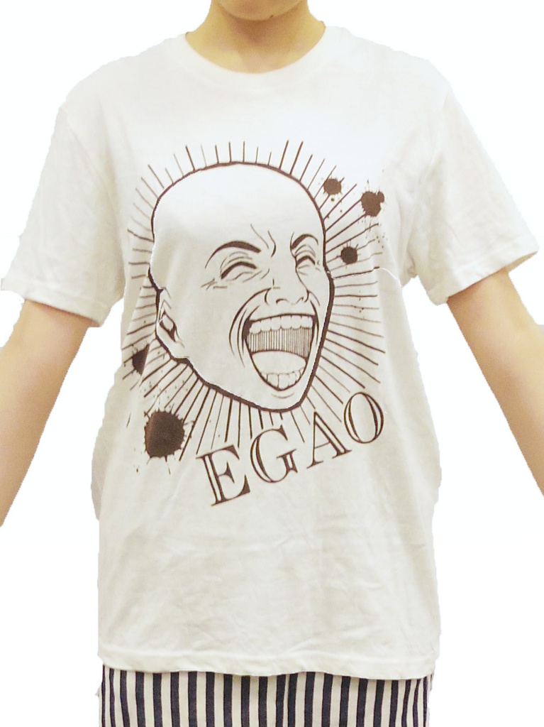 えがおTシャツ ナチュラル色