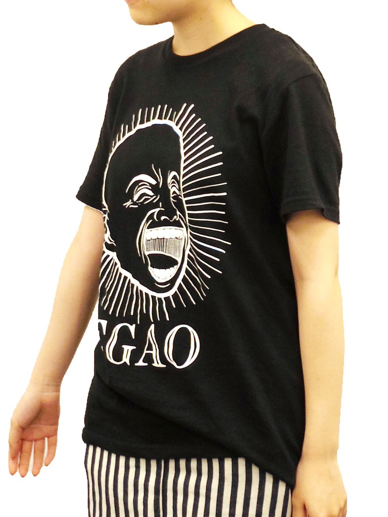 えがおTシャツ 黒色