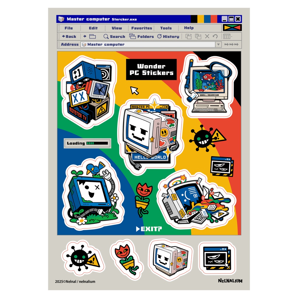 WONDER PC STICKER