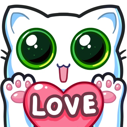 Free Heart Kitty Twitch Emotes
