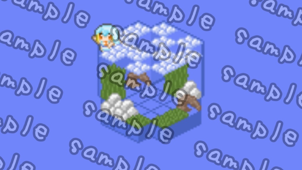 ❄流氷のアクアリウム2 ドットアニメーション壁紙❄