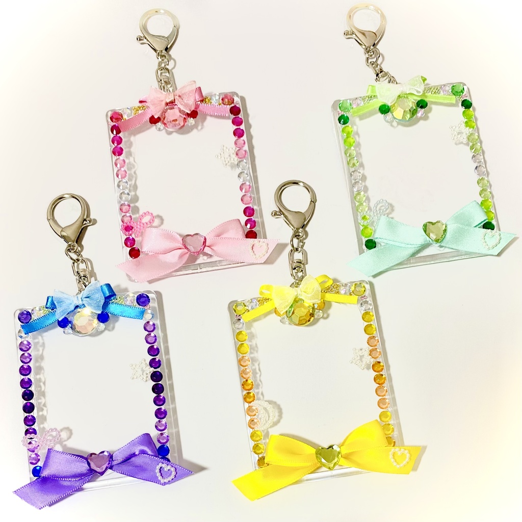 ハンドメイド デコトレカケース〈イエロー〉