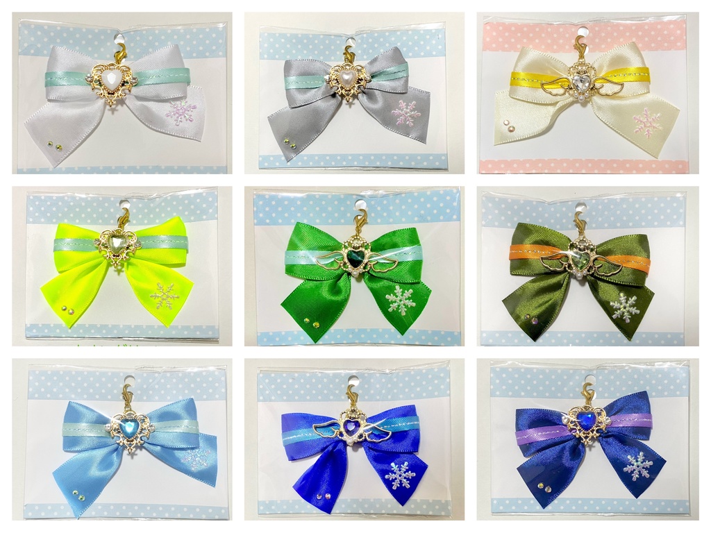 推しカラーリボンチャーム