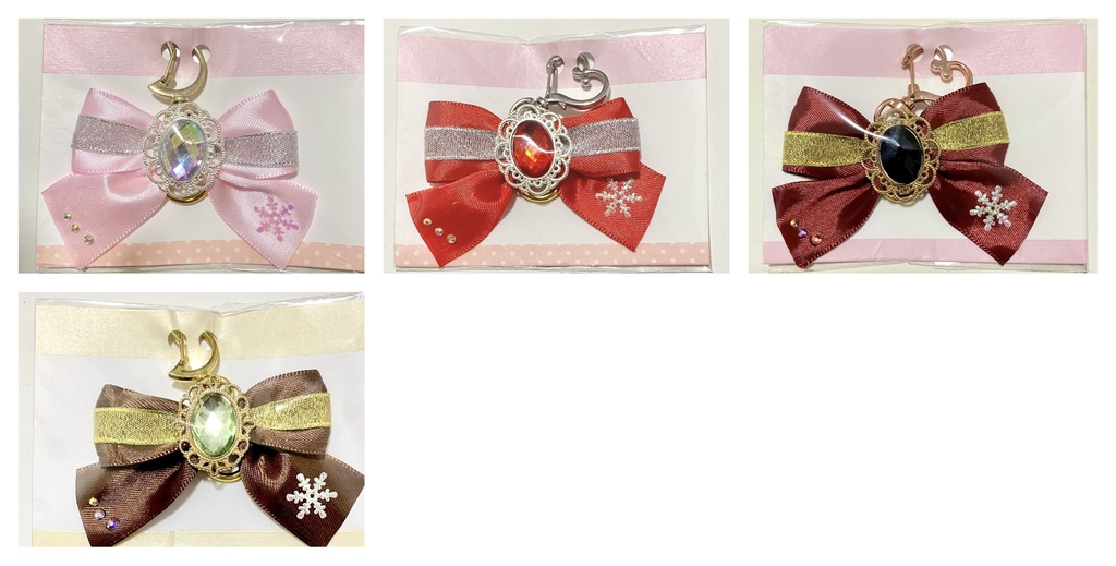 推しカラーリボンキーホルダー