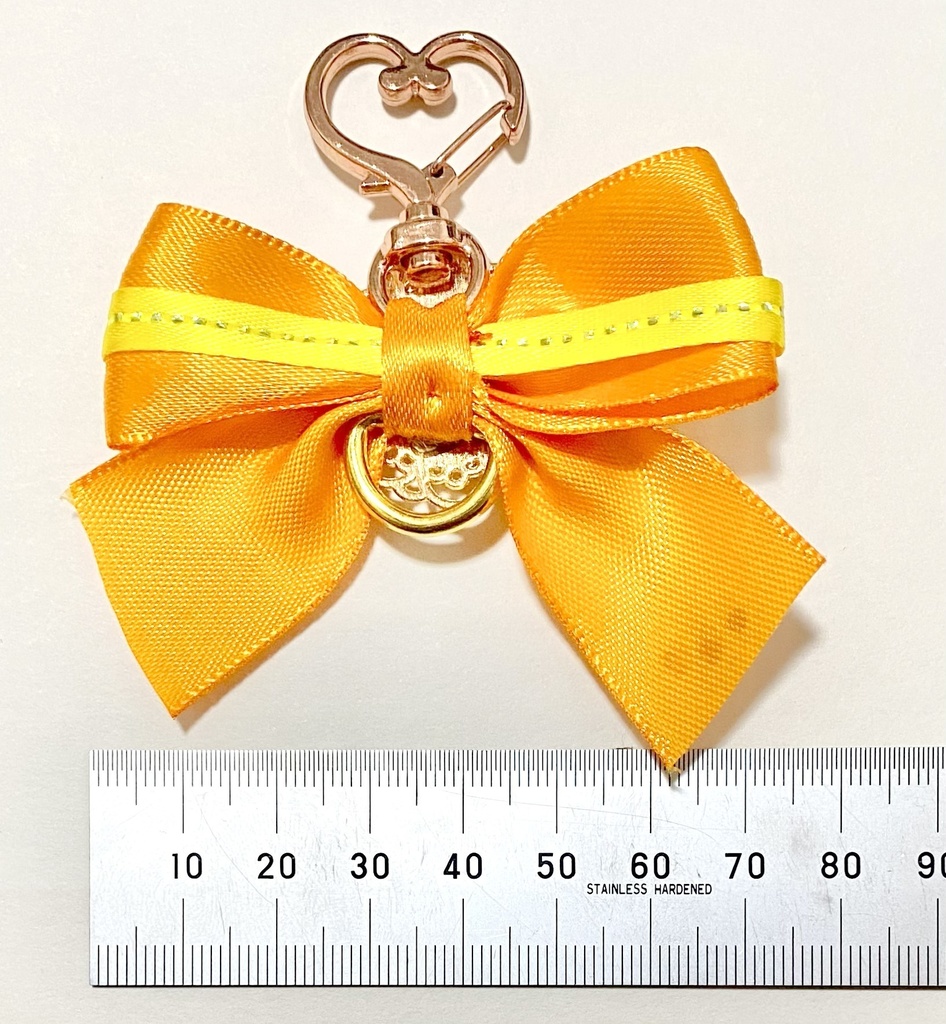 推しカラーリボンキーホルダー