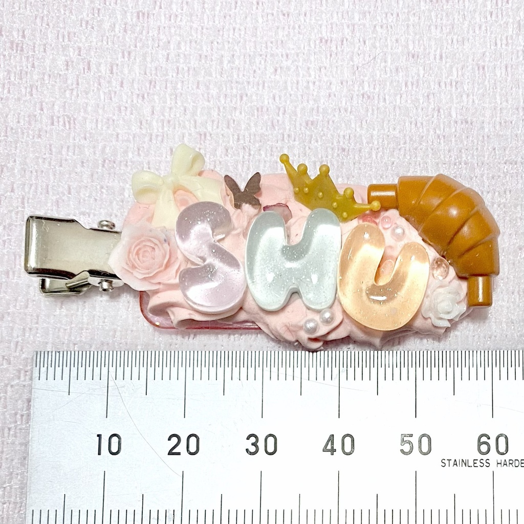 ホイップデコヘアピン〈チョコレート〉