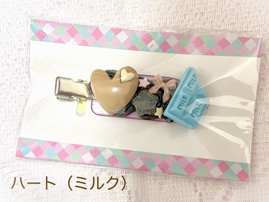 ホイップデコヘアピン〈チョコレート〉