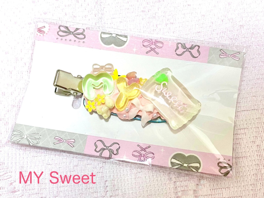 ホイップデコヘアピン〈ロゴ〉