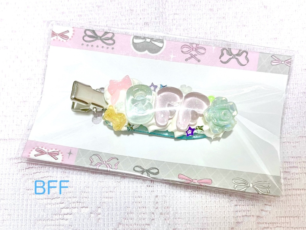 ホイップデコヘアピン〈ロゴ〉