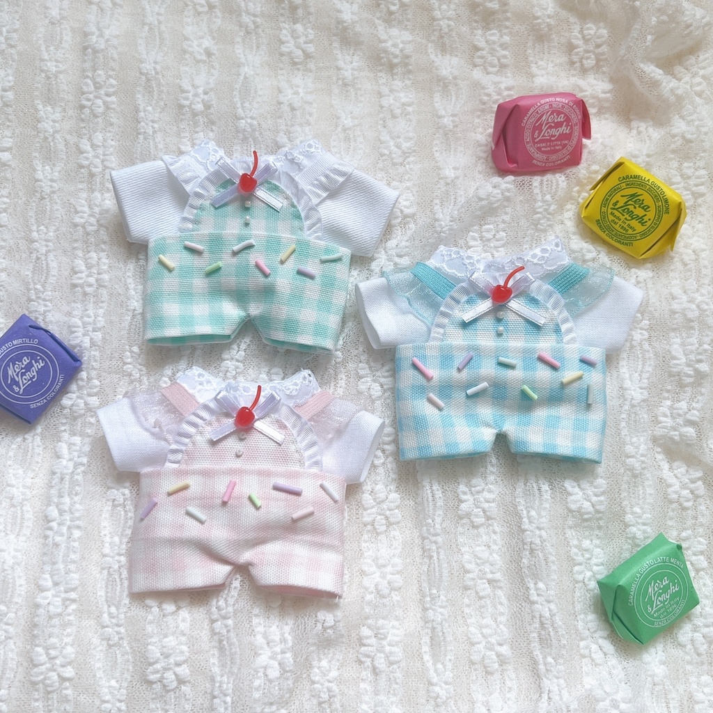 クリームソーダのサロペット