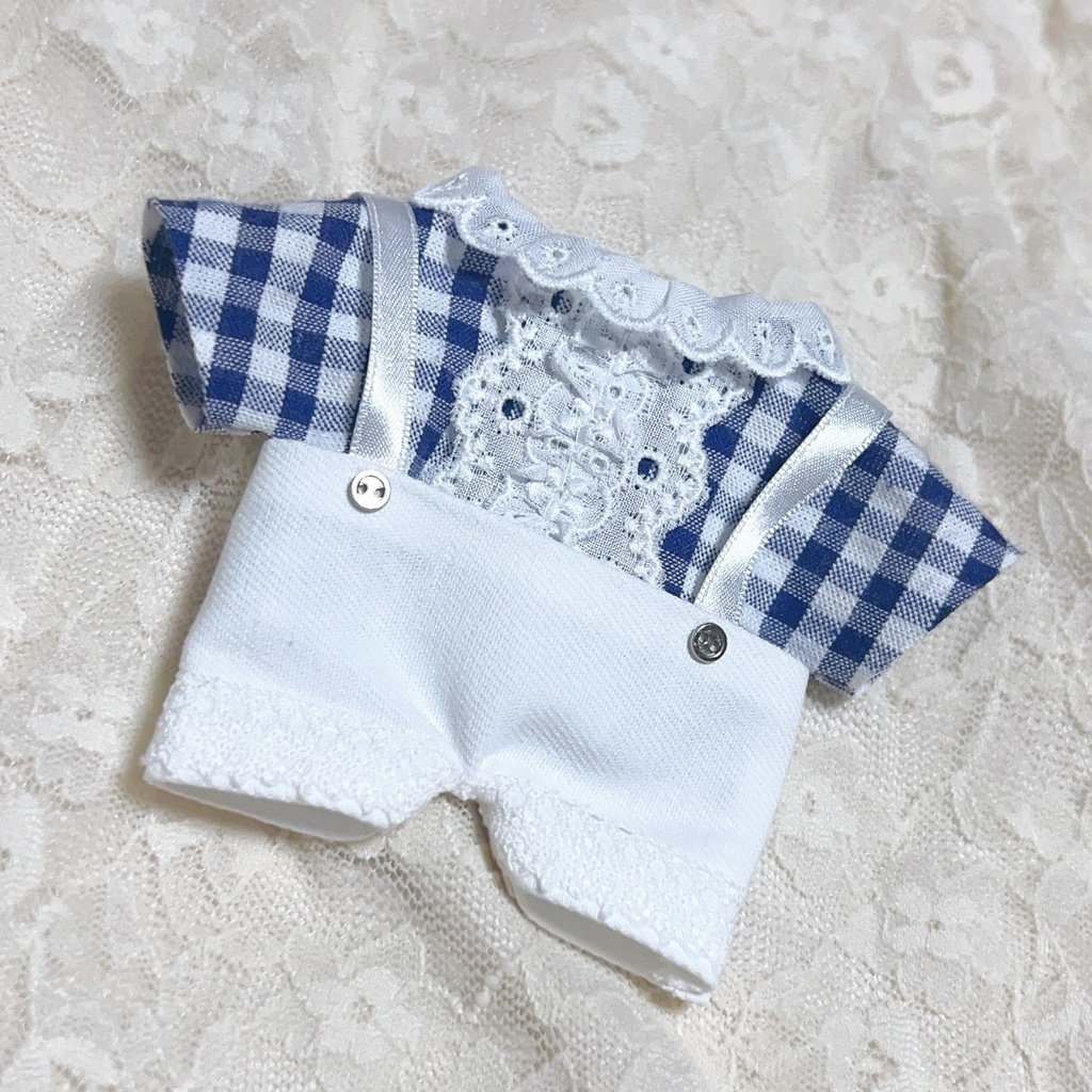 ネイビーフリフリサロペット