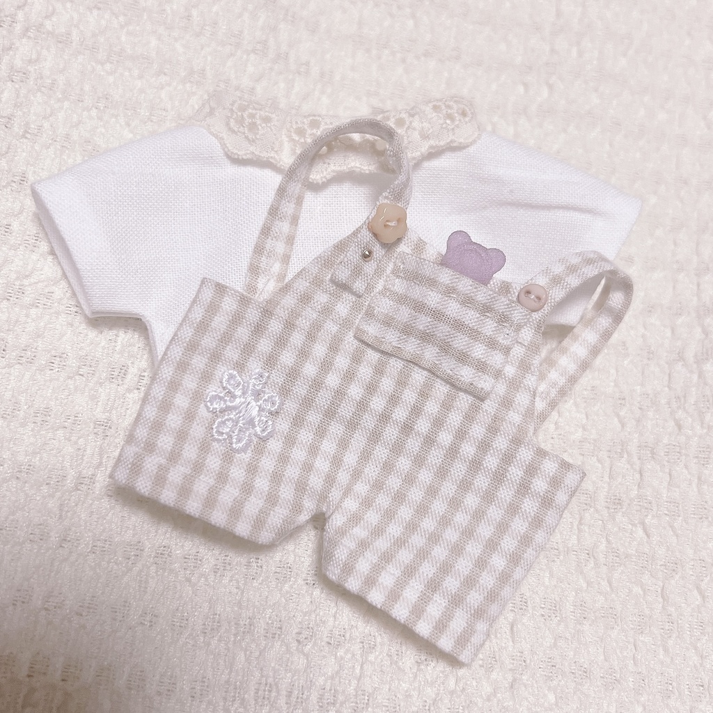 クマグミポッケのサロペット