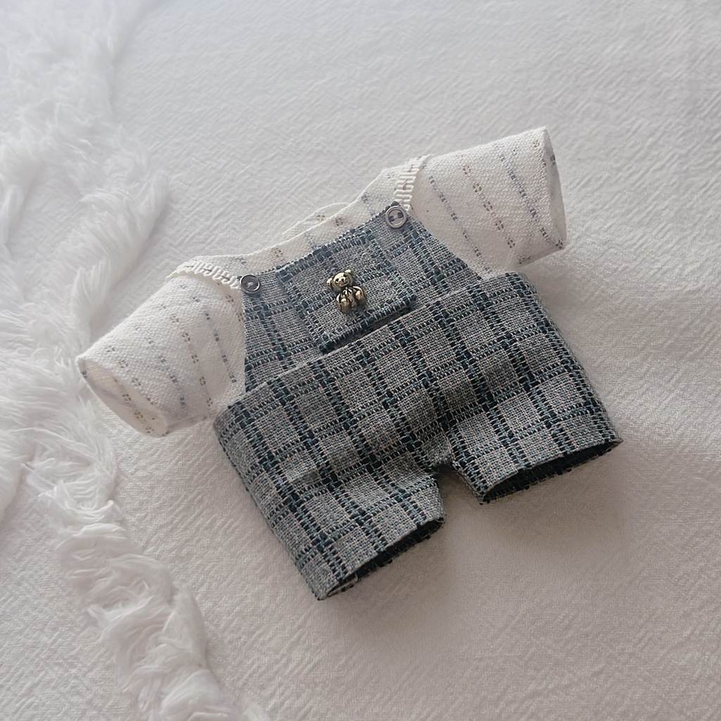 シックなくまちゃんサロペット