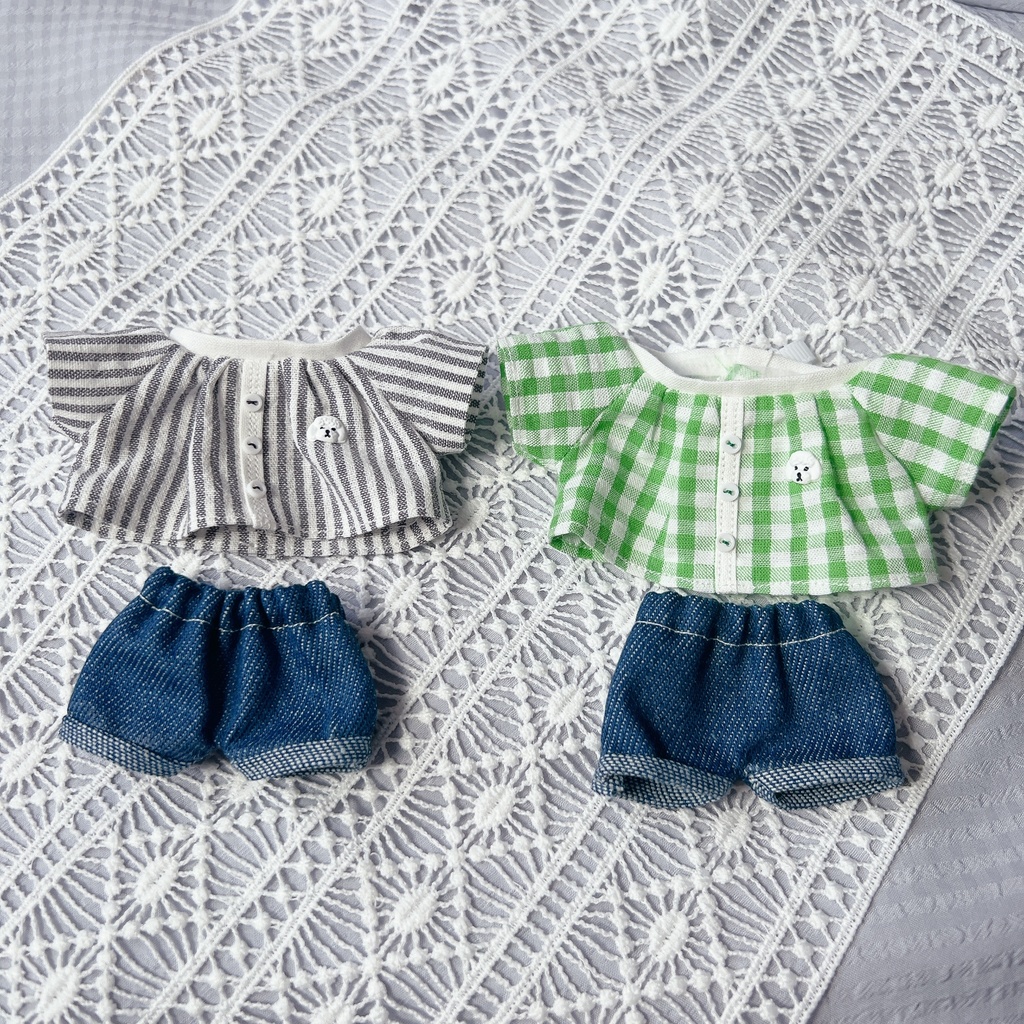 夏のふんわりわんわんシャツ