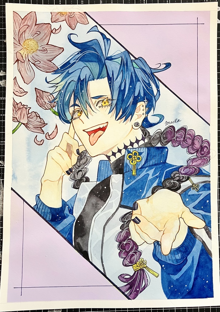 水彩 アナログ原画