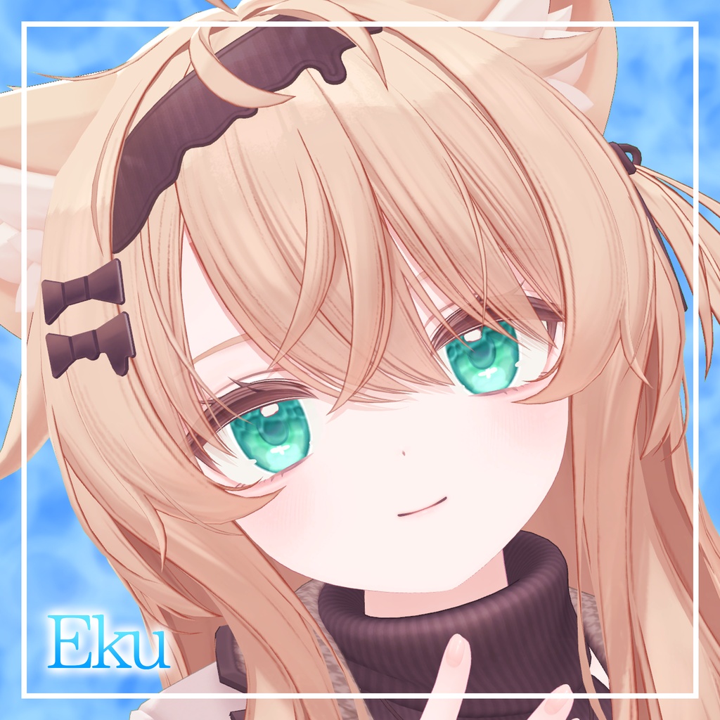 【Sale!3日限定100円】7avatar対応 揺蕩うクラゲアイ