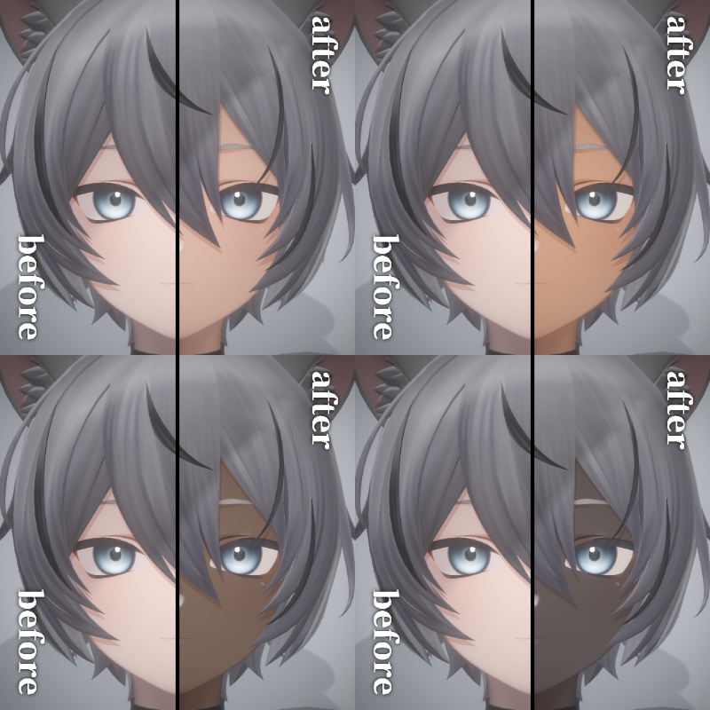 【くうた(kuuta)専用 】日焼け/褐色/黒肌ボディテクスチャ body skin texture