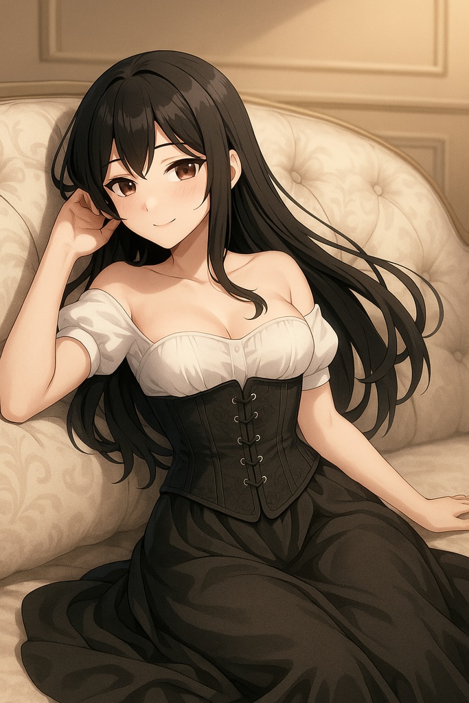 AIアニメ美女|コルセットコレクション20枚|AI Anime Corset Girls Pack