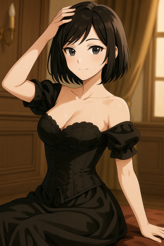 AIアニメ美女|コルセットコレクション20枚|AI Anime Corset Girls Pack