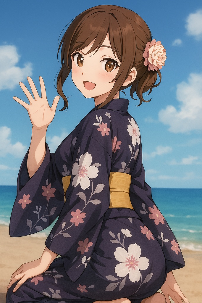 AIアニメ美女|浴衣コレクション20枚|AI Anime Yukata Girls Pack