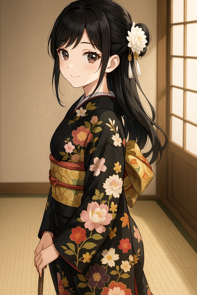 AIアニメ美女|袴コレクション20枚|AI Anime Hakama Girls Pack