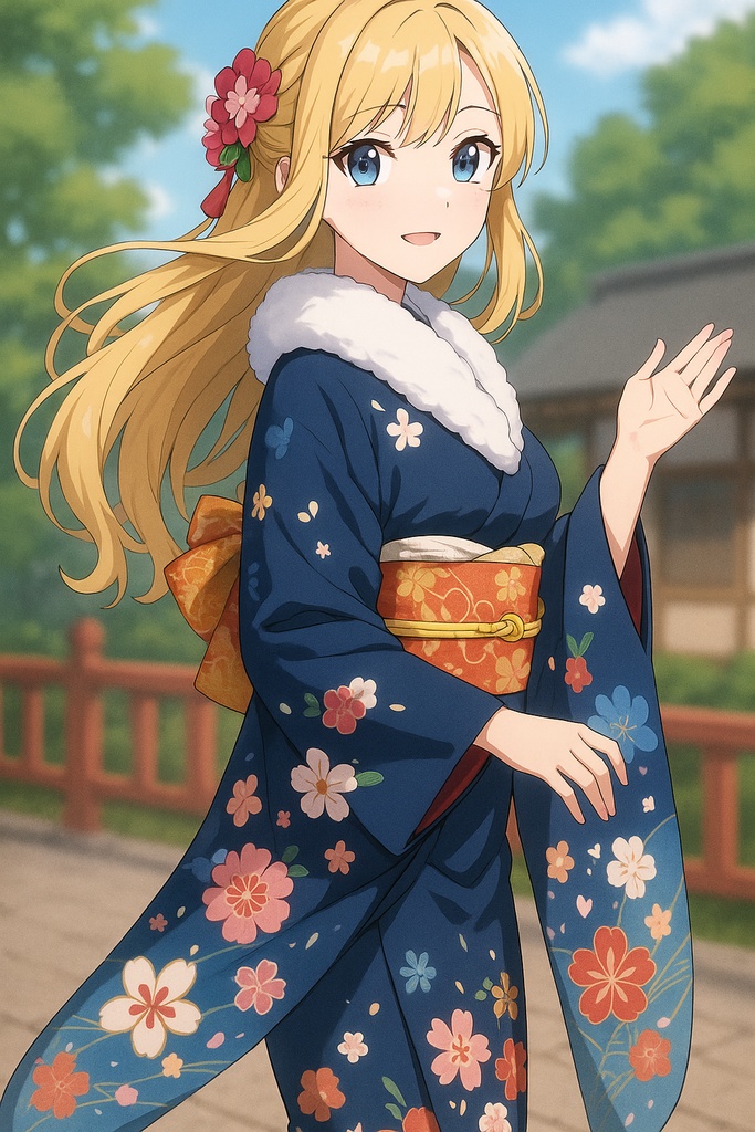 AIアニメ美女|袴コレクション20枚|AI Anime Hakama Girls Pack