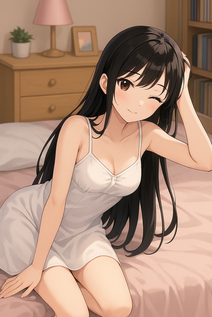 AIアニメ美女|キャミソールコレクション20枚|AI Anime Camisole Girls Pack