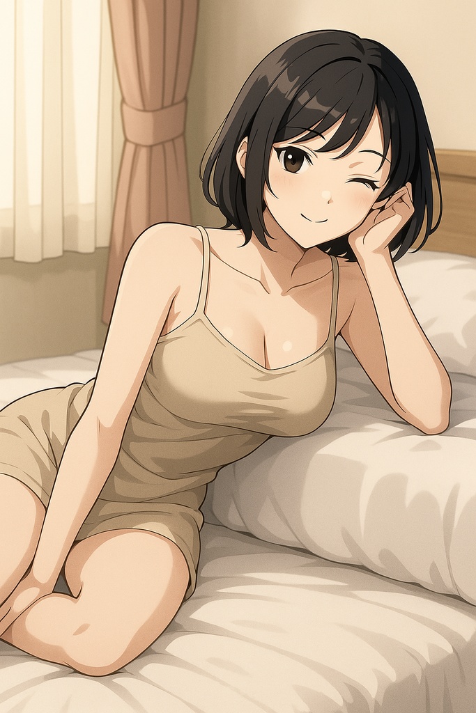 AIアニメ美女|キャミソールコレクション20枚|AI Anime Camisole Girls Pack