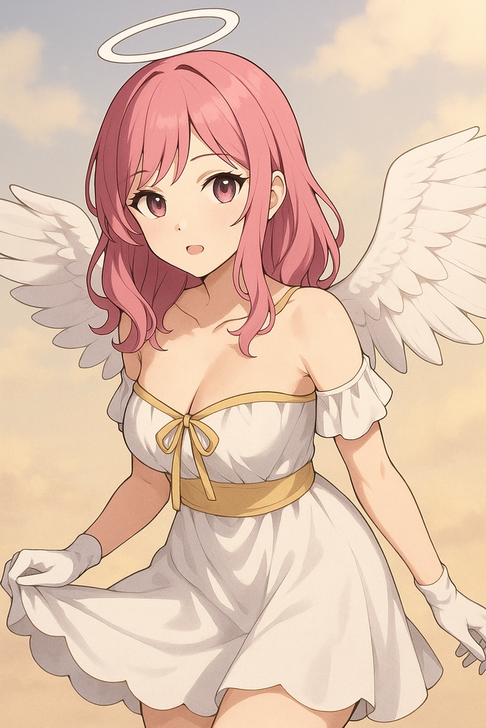 AI Anime Angel Girls Pack|AIアニメ美女 天使コレクション20枚