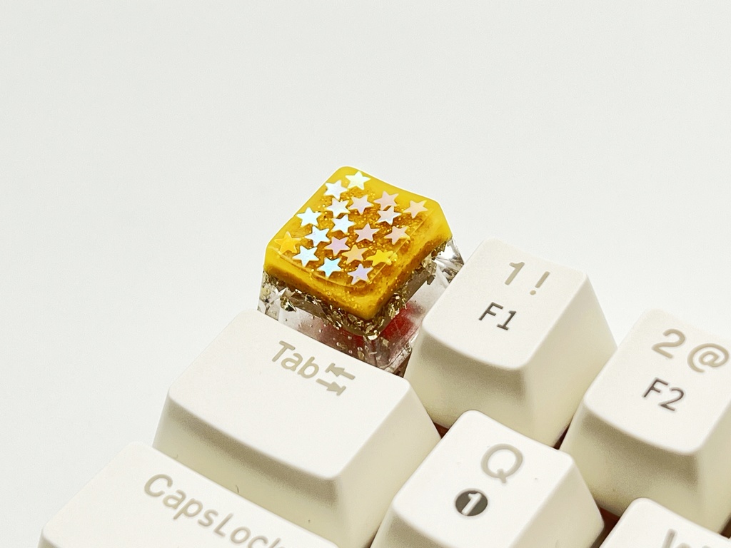 【キーキャップ】イエロースター