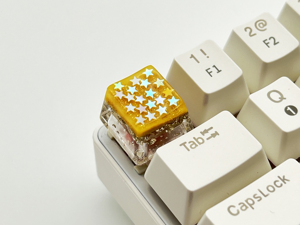【キーキャップ】イエロースター