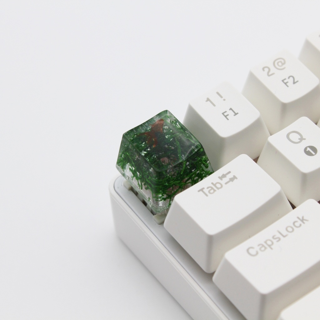 【キーキャップ】水草と金魚