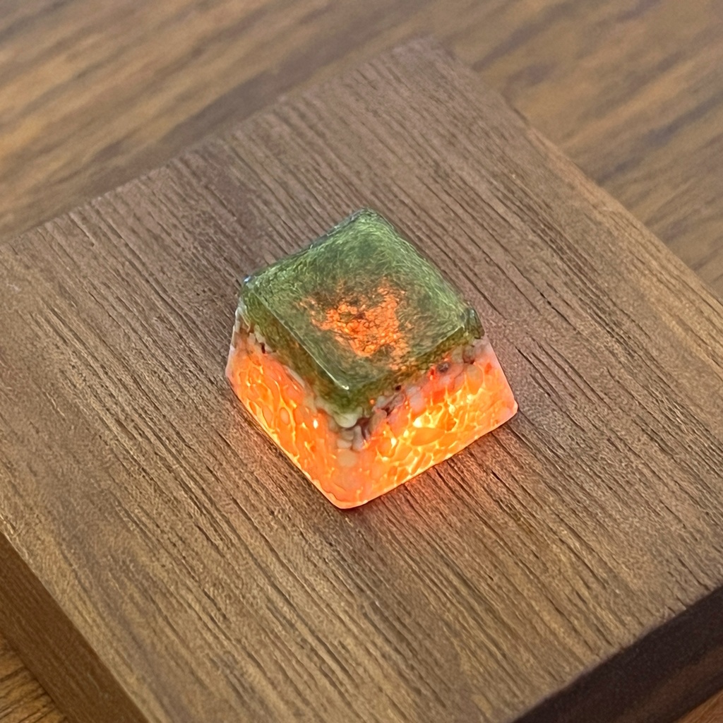 【キーキャップ】草ブロック