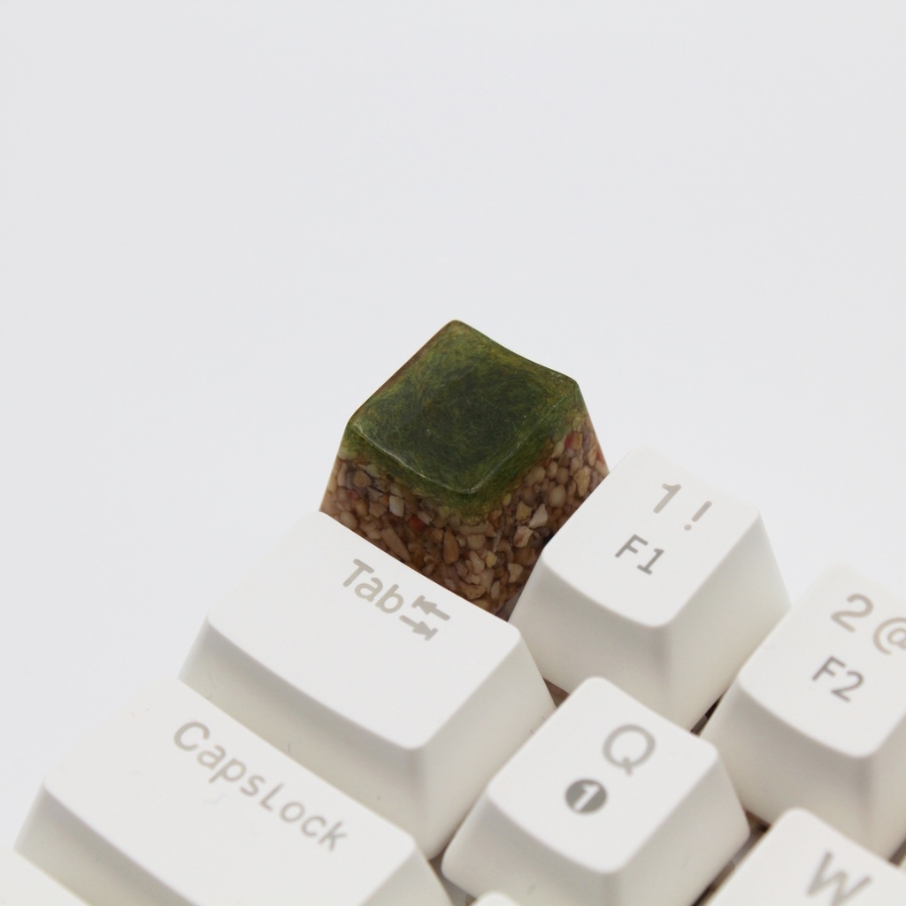 【キーキャップ】草ブロック