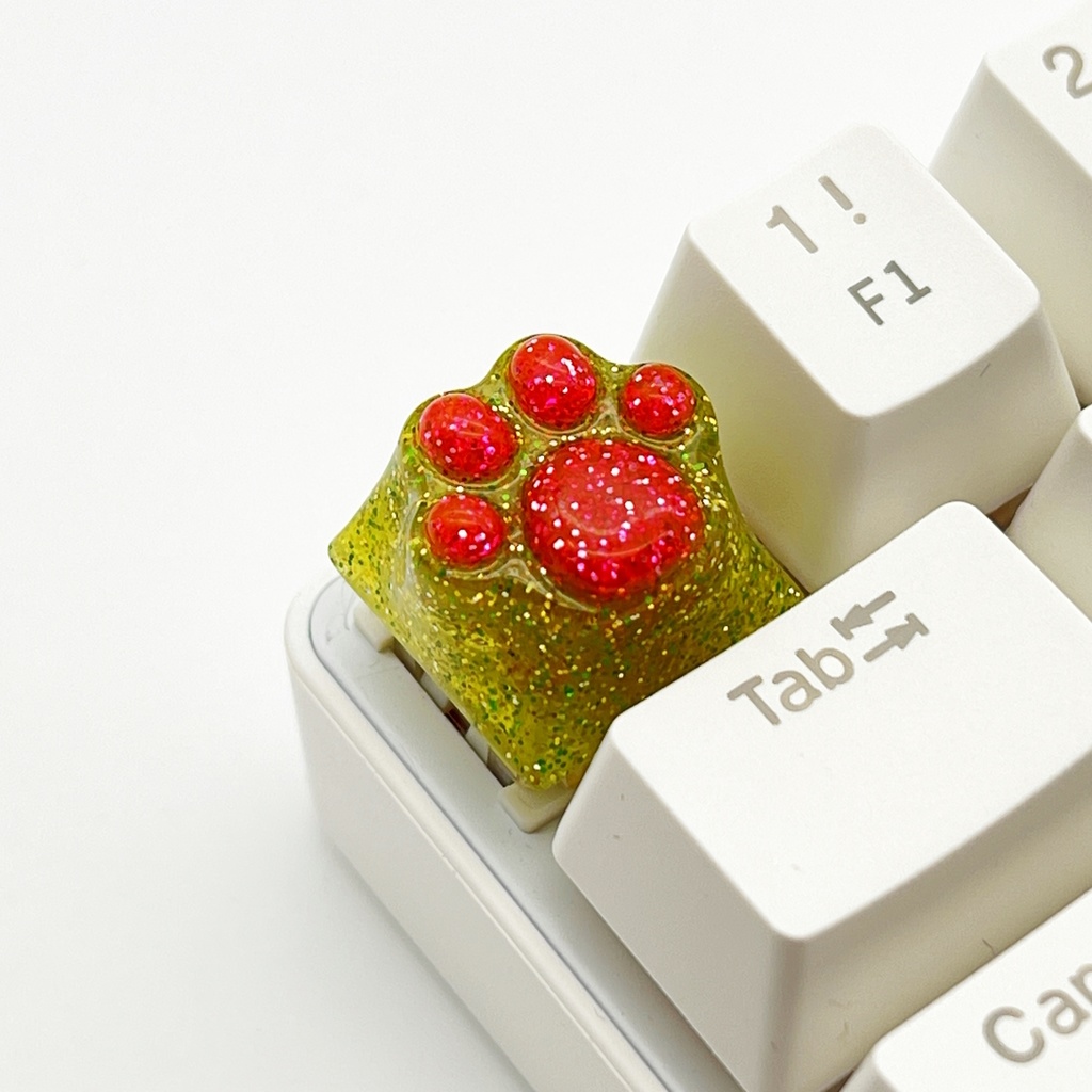 【キーキャップ】ニャオニャオハンド - キラキラver