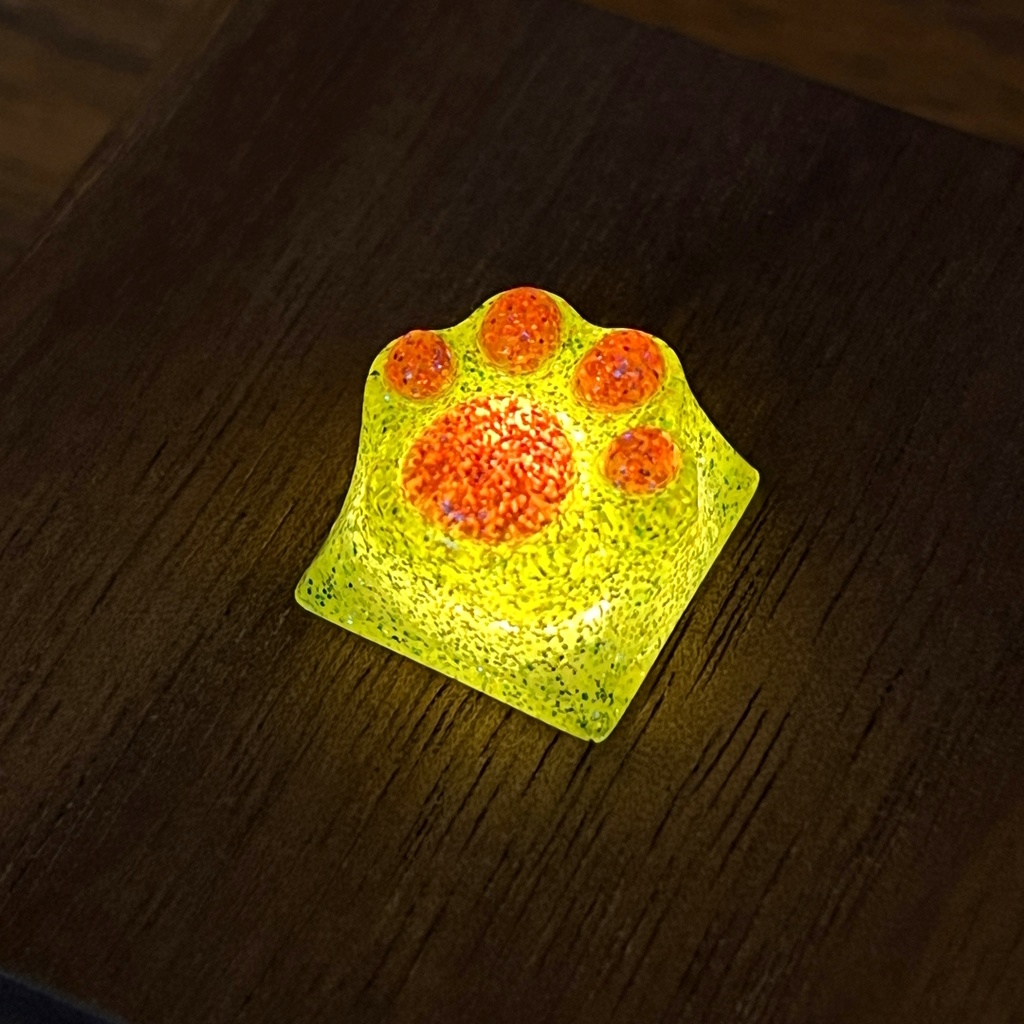 【キーキャップ】ニャオニャオハンド - キラキラver